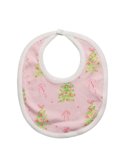 PRE-ORDER Pink Tinsel Knit Bib