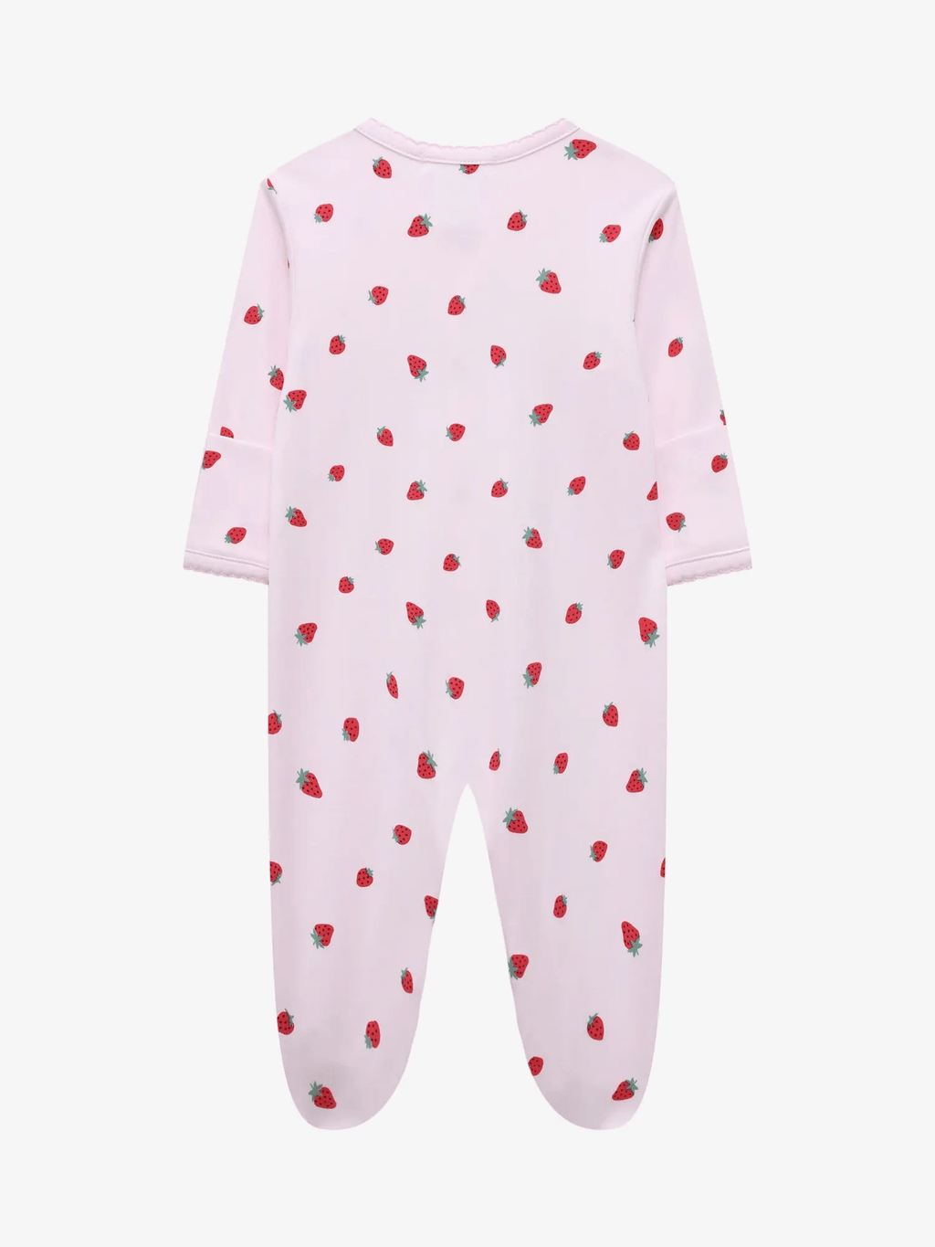 Pink Strawberries Footie