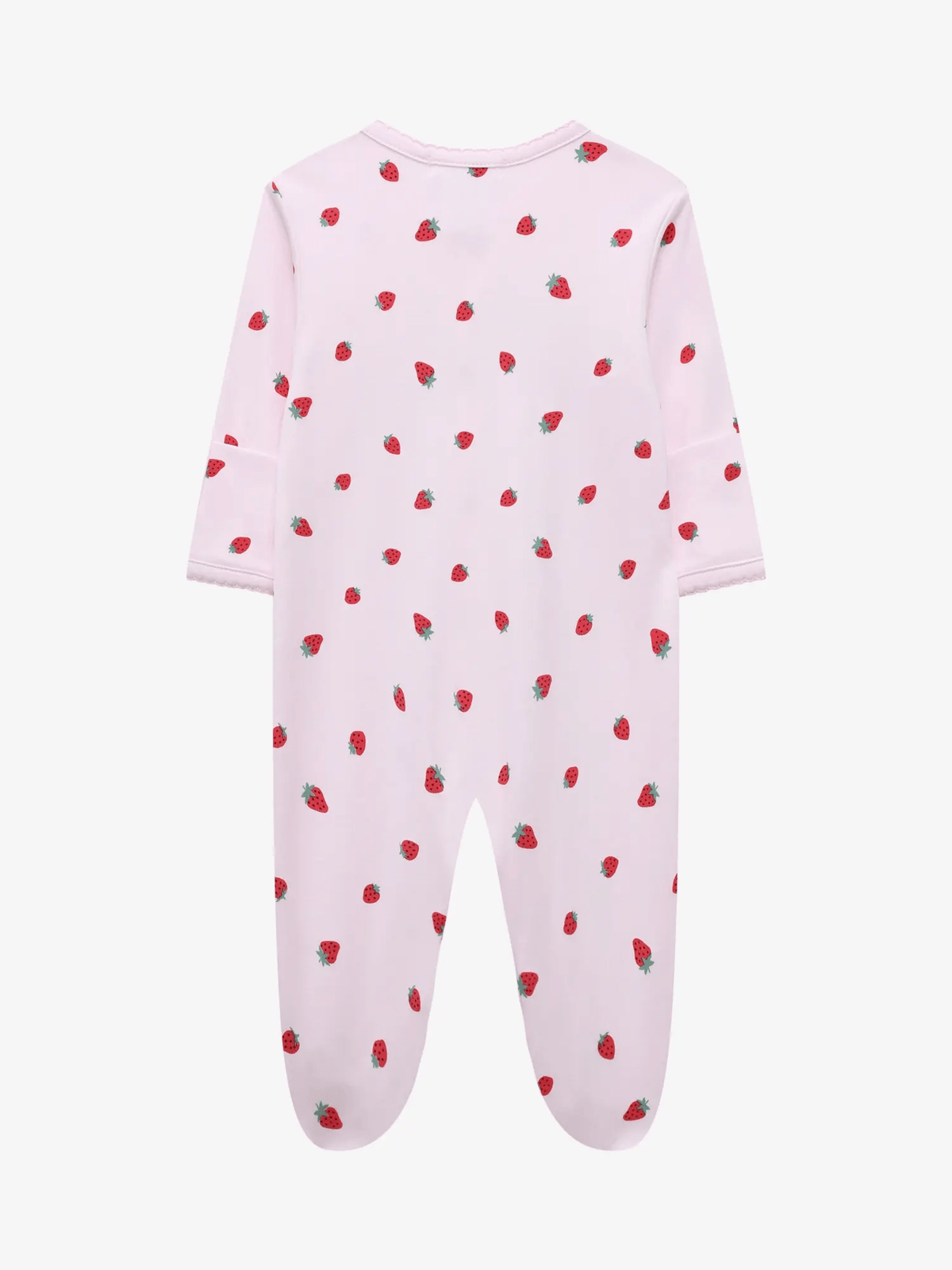 Pink Strawberries Footie