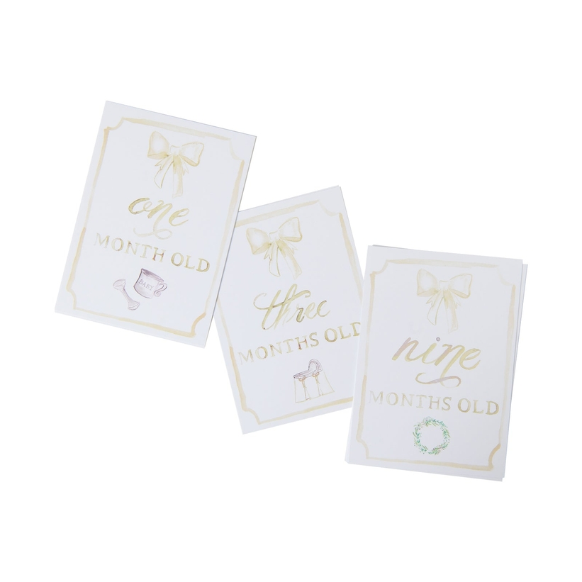 Monthly Milestone Card Set