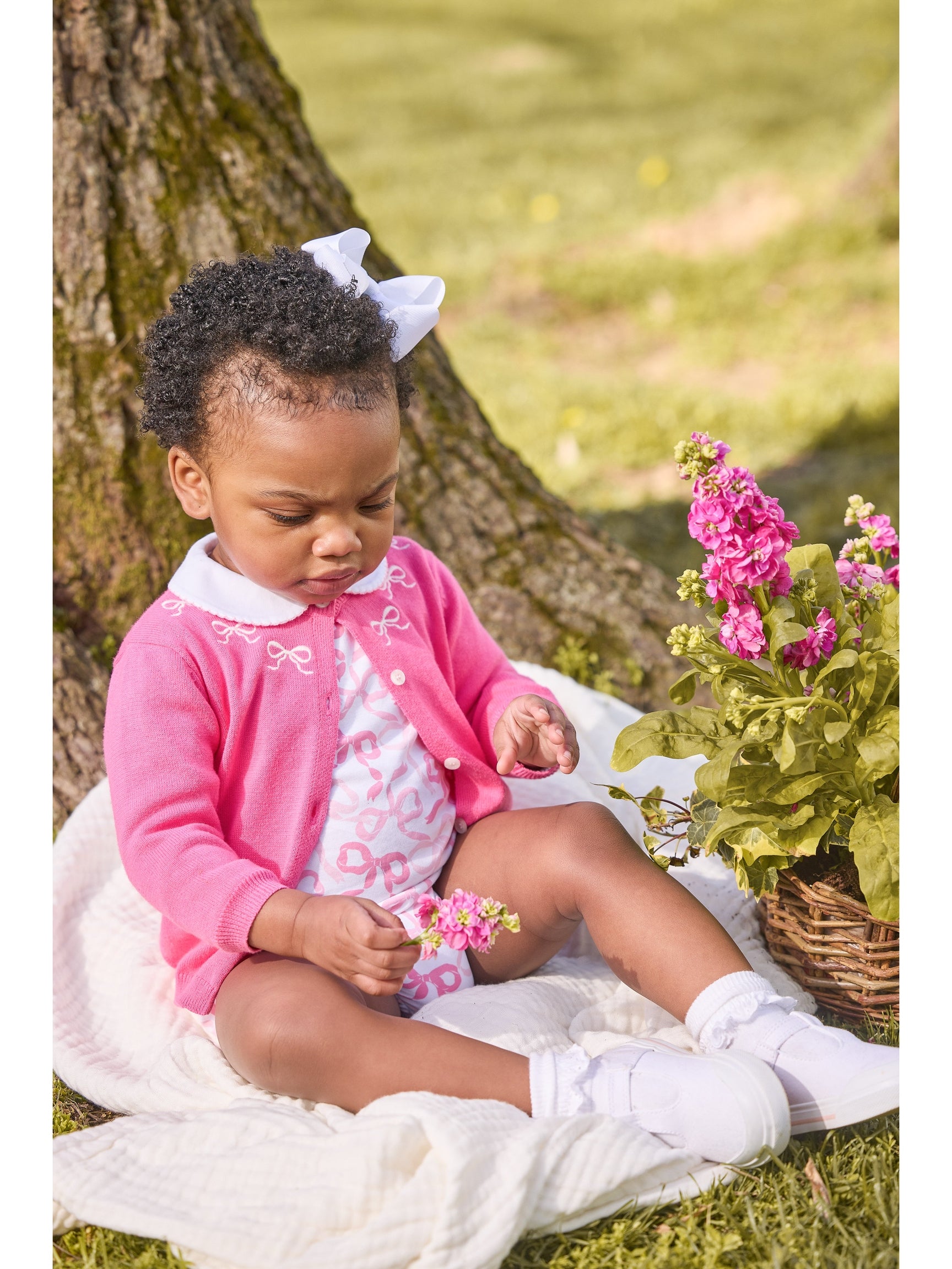 Embroidered Essential Cardigan