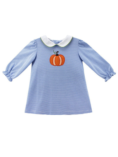 Louisa Pumpkin Applique Dress