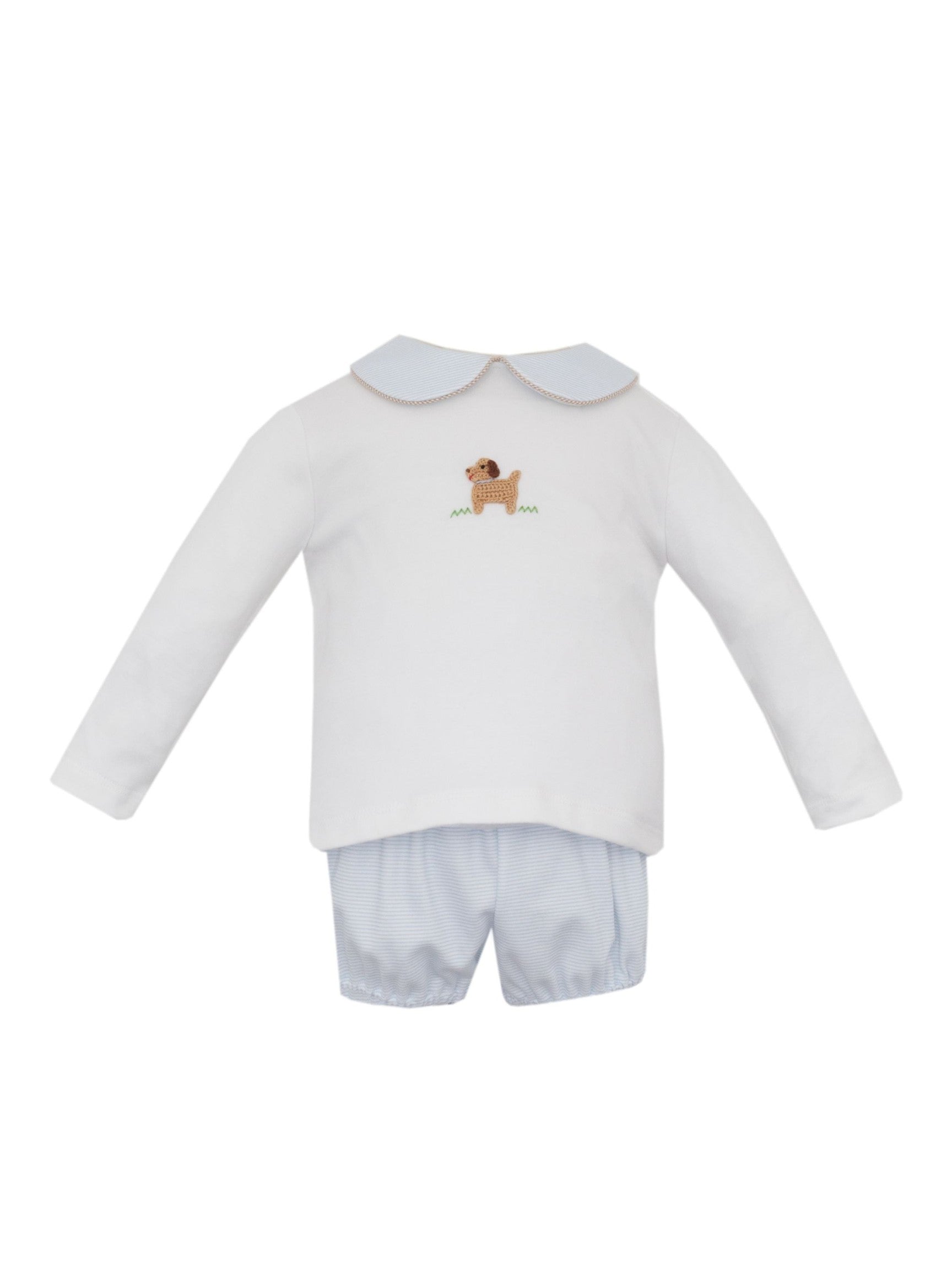 Puppies Boy´S Knit Stripe Boy'S Diaper Set L/S