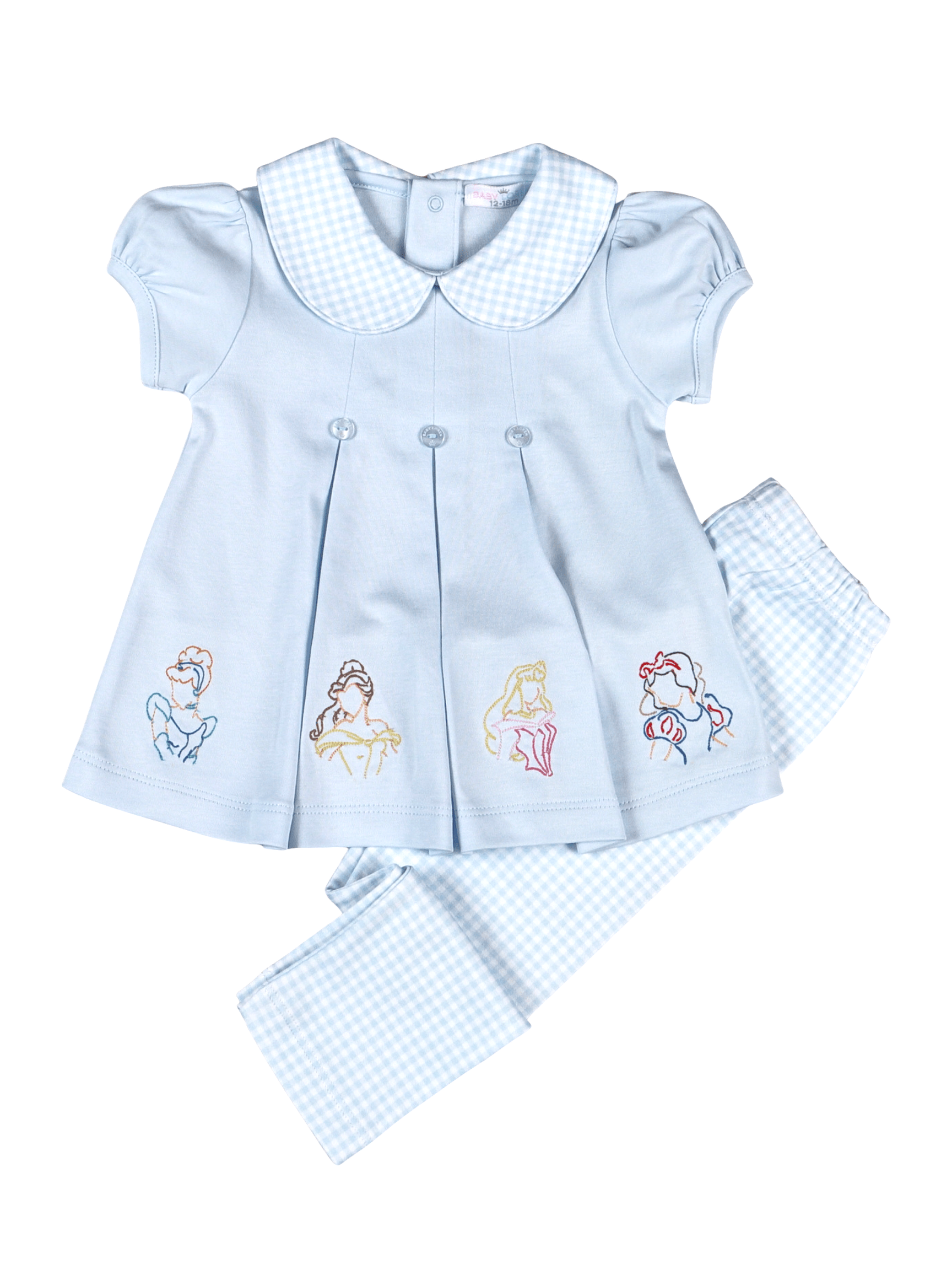 Blue Royal And Charm Pima Top Set