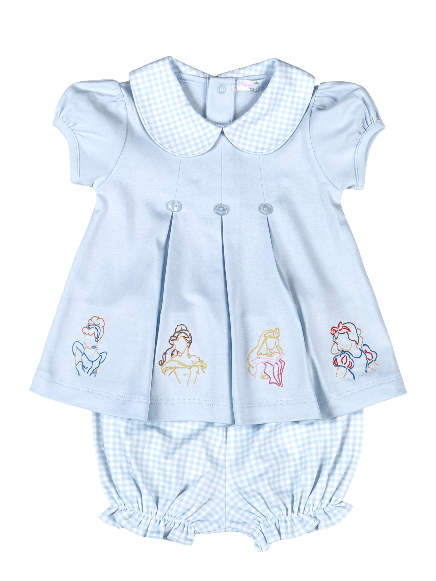Blue Royal and Charm Pima Bloomers set
