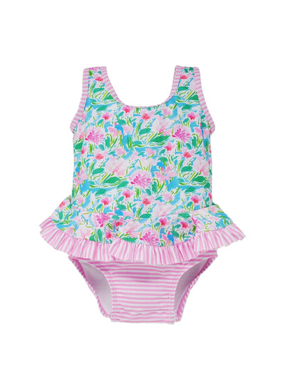 Stella Infant Ruffle Swimsuit - Lotus and Lillies