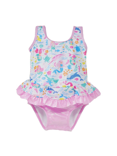 Mindy Crossback Swimsuit - Lotus and Lillies