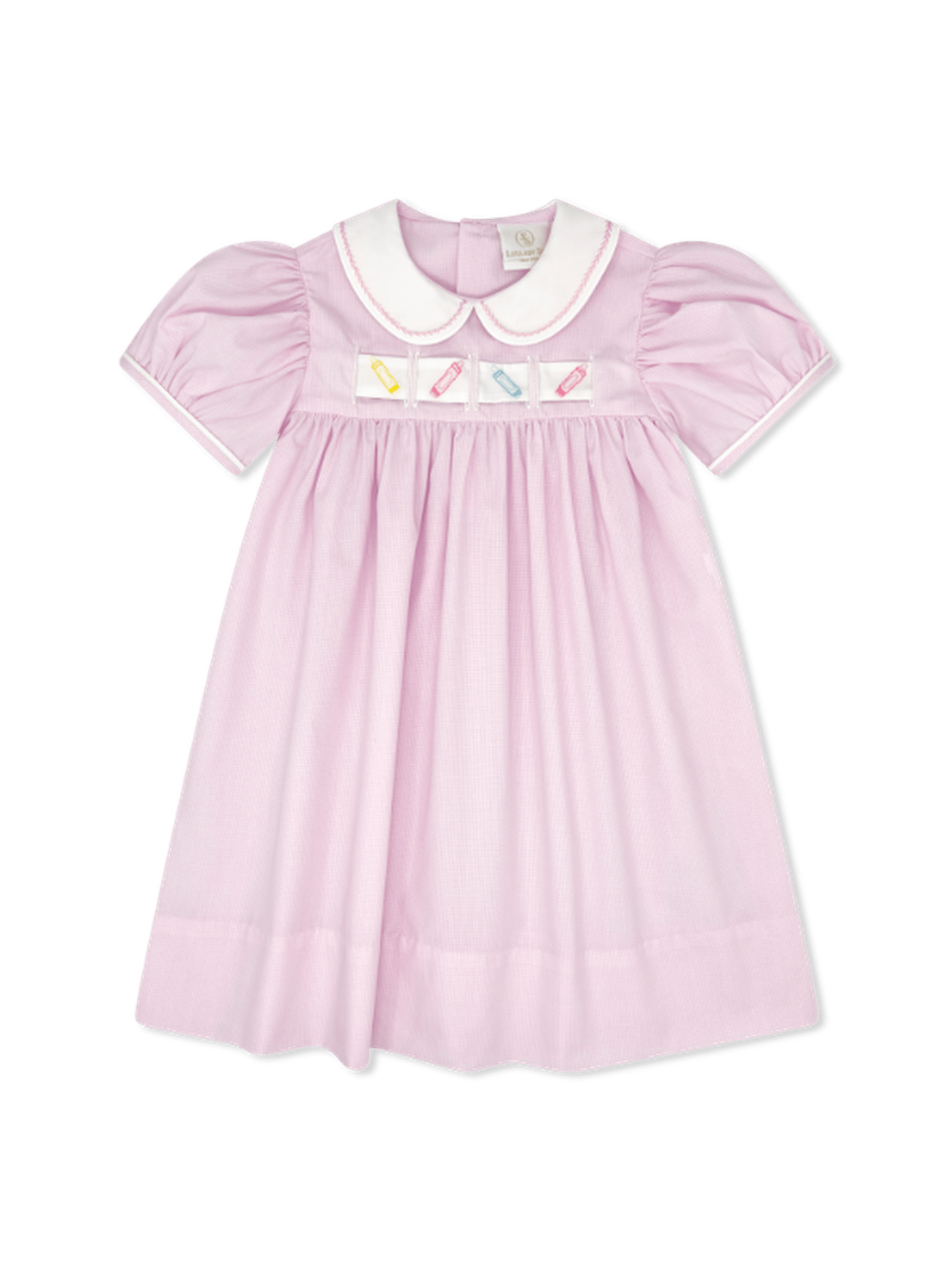 Ruth Ribbon Dress - Baby Pink