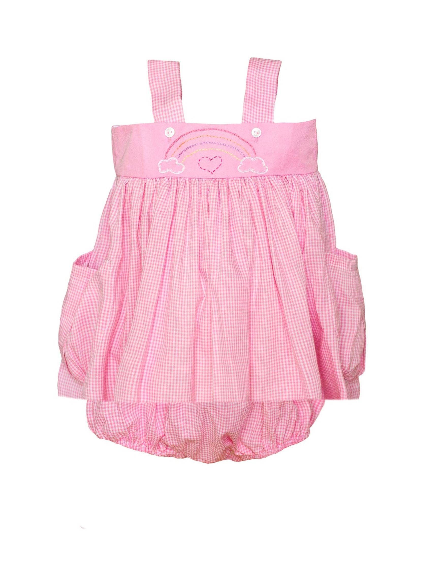 PRE-ORDER Romy Rainbow Bloomer Set - Posh Tots Children's Boutique