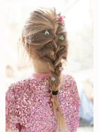 Rainbow Star Mini Hair Clips, 10pcs