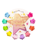 Rainbow Star Mini Hair Clips, 10pcs
