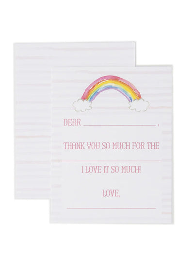 Rainbow Thank You Notecards