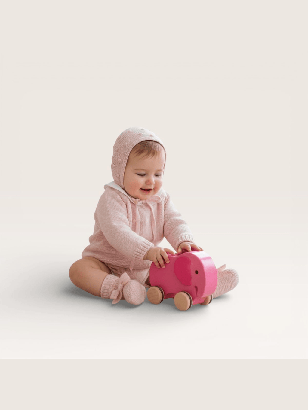 Girls Raised Dot Diaper Set