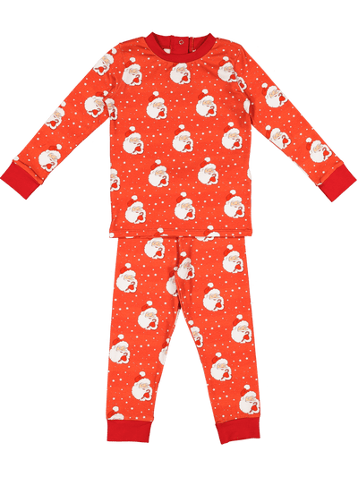 Red Santa Glows Boy Pajama