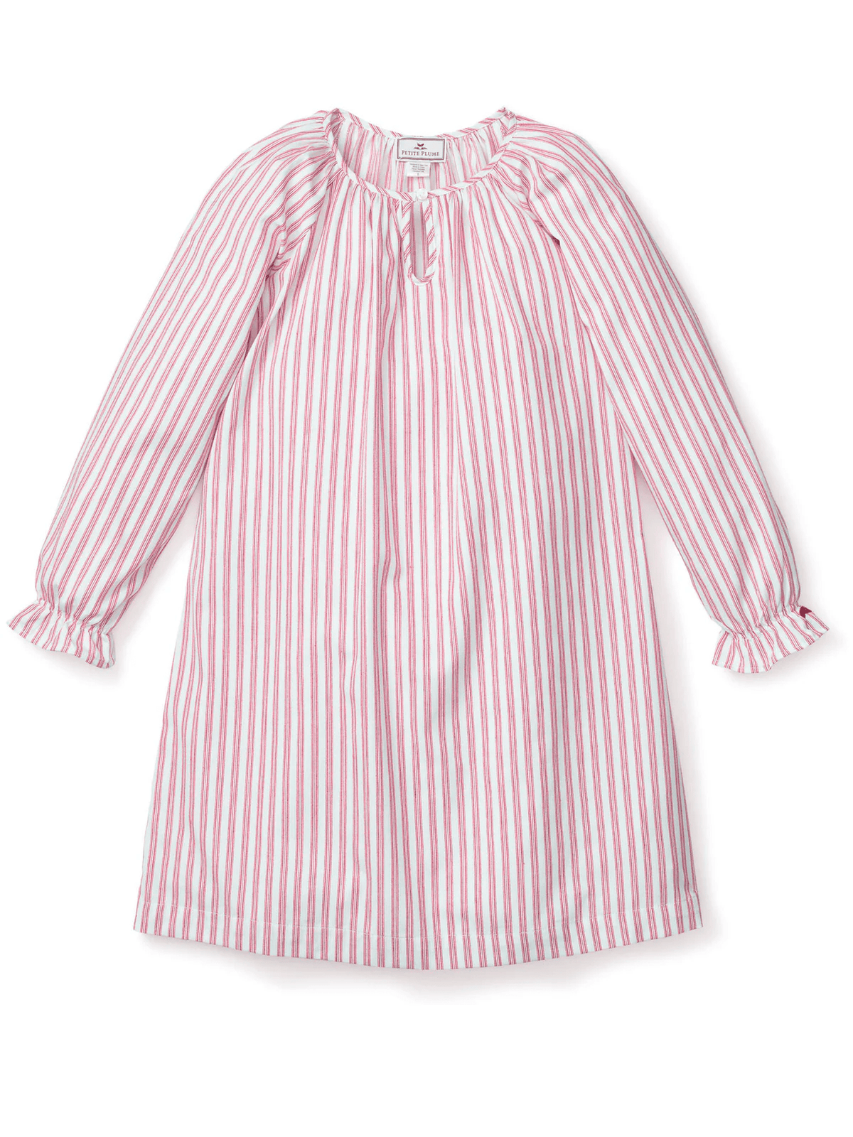 Antique Red Ticking Delphine Nightgown