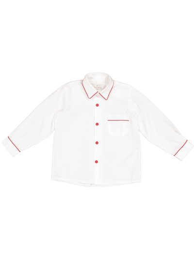 Red Trim Boy Shirt