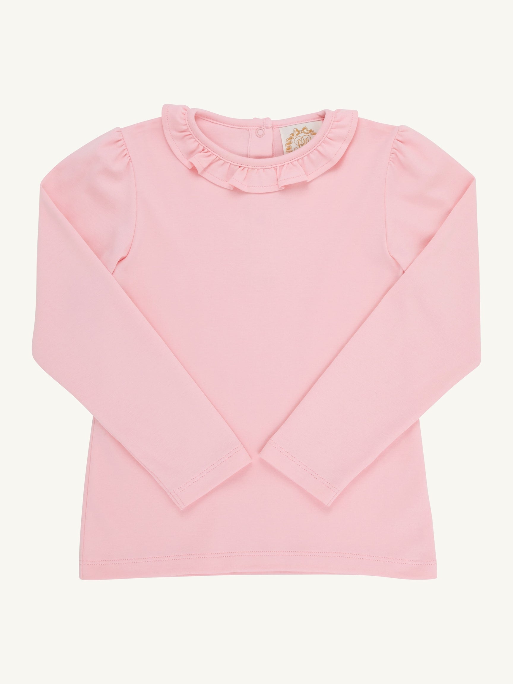 Reece Ruffle Top - Sandpearl Pink