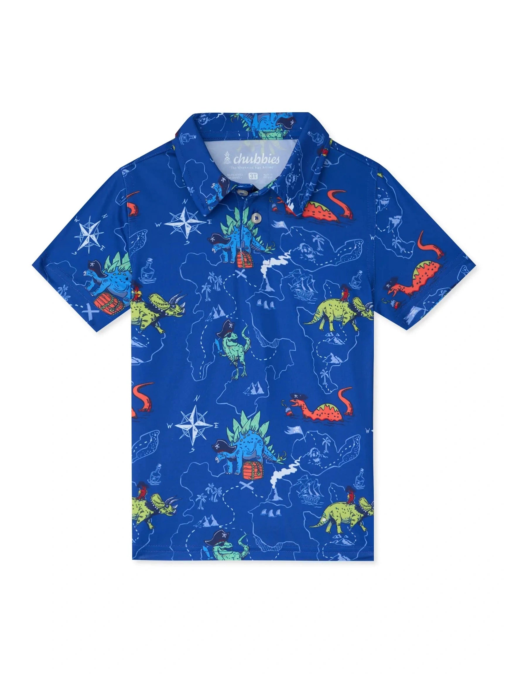 The Lil Rex Marks The Spot Toddler Performance Polo