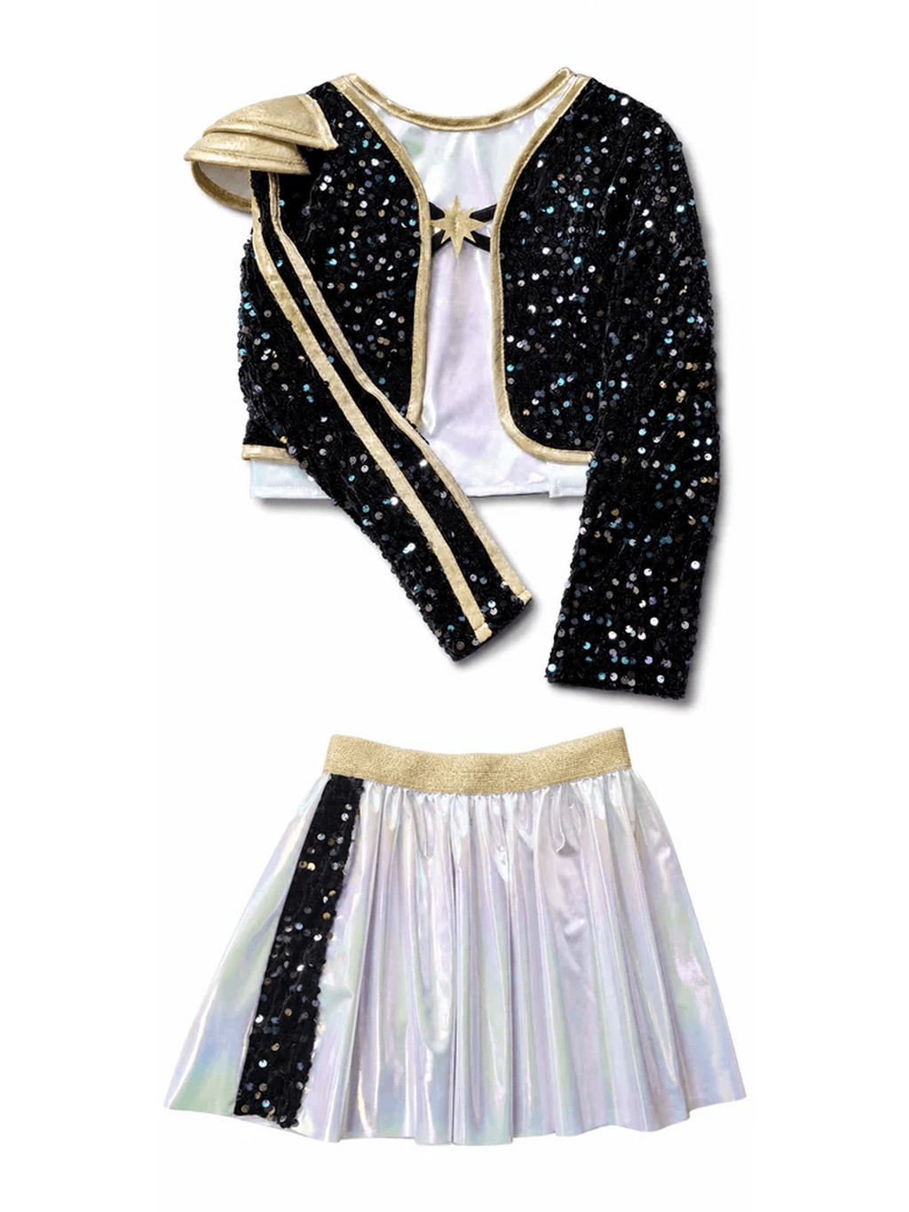 Rock Star Warrior Set with Jacket & Attached Shirt