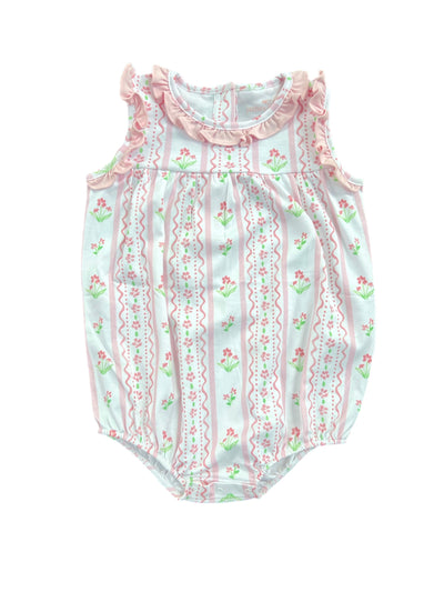 PRE-ORDER Rosie Bubble - Pink Floral Scallop