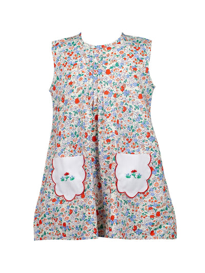 PRE-ORDER Rosie Red Floral A-Line Dress