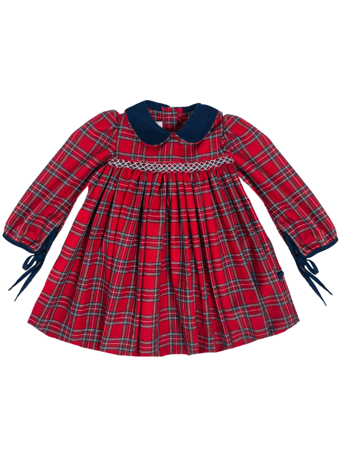 Royal Red Brianne Dress - Posh Tots Children's Boutique