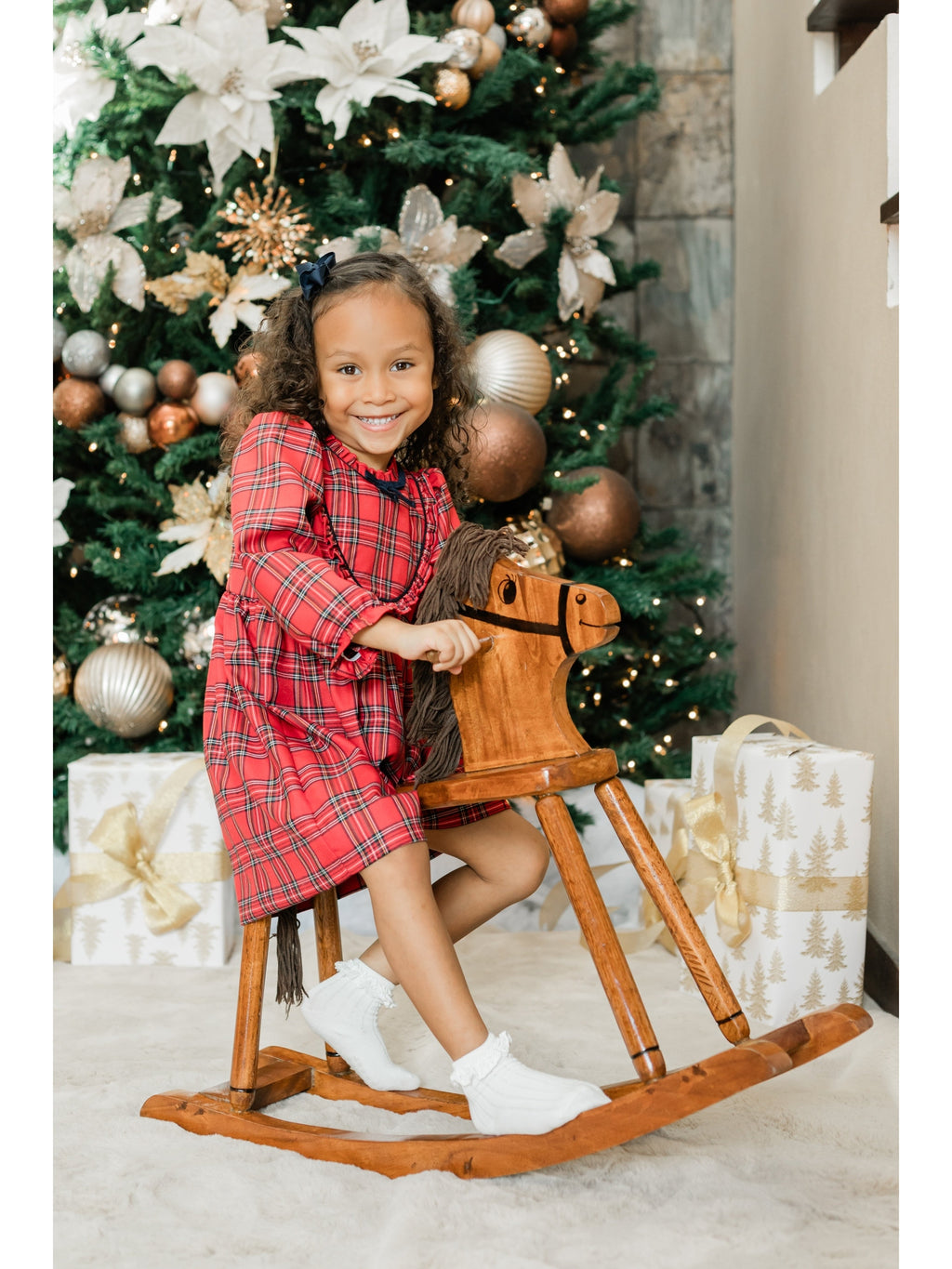 Royal Red Angie Dress Ls