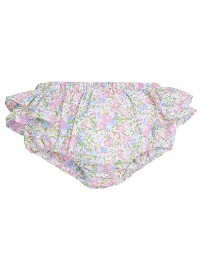 Ruffled Diaper Cover - Cheekwood Floral