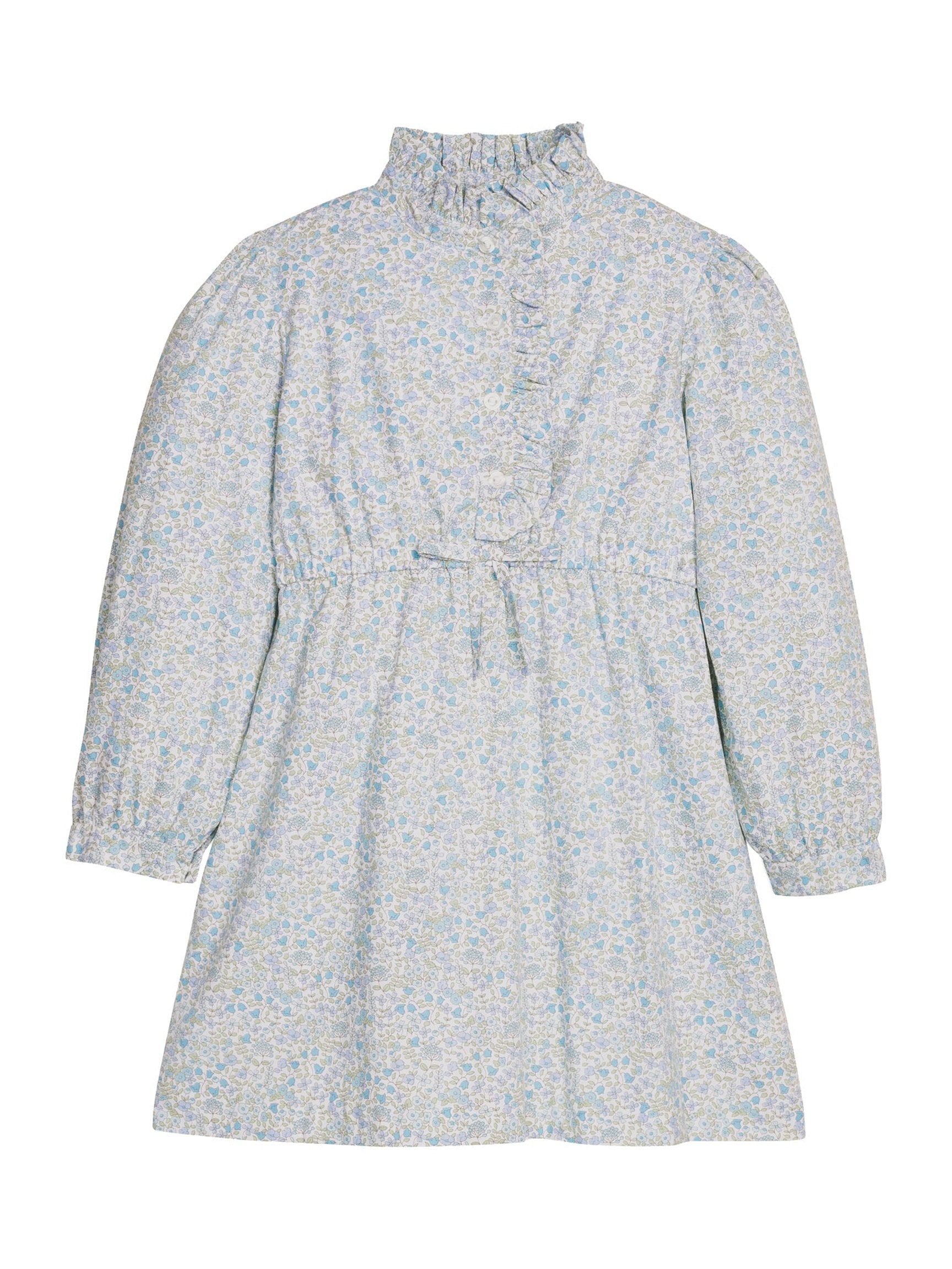 Ruffled Shirt Dress - Waterbury Floral
