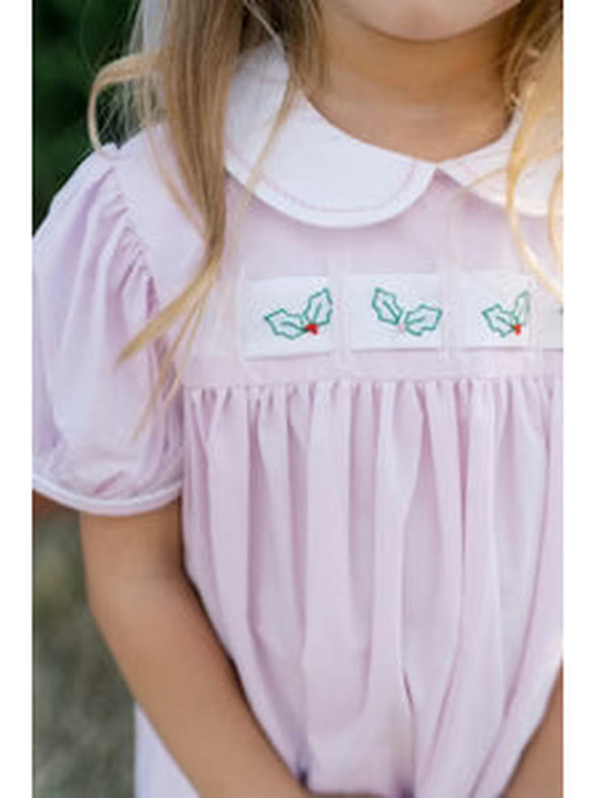 Ruth Ribbon Dress - Baby Pink