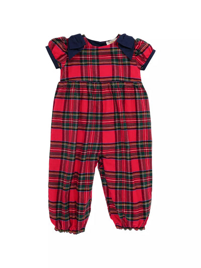 Ryleigh Romper - Society Prep Plaid Flannel