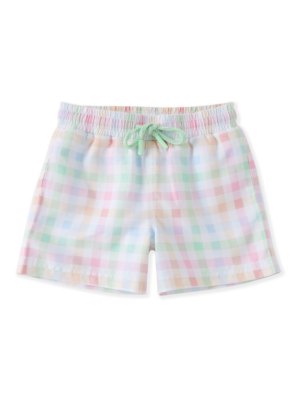 Gingham Swim Trunk