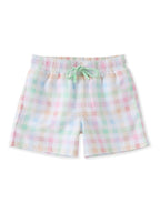Gingham Swim Trunk