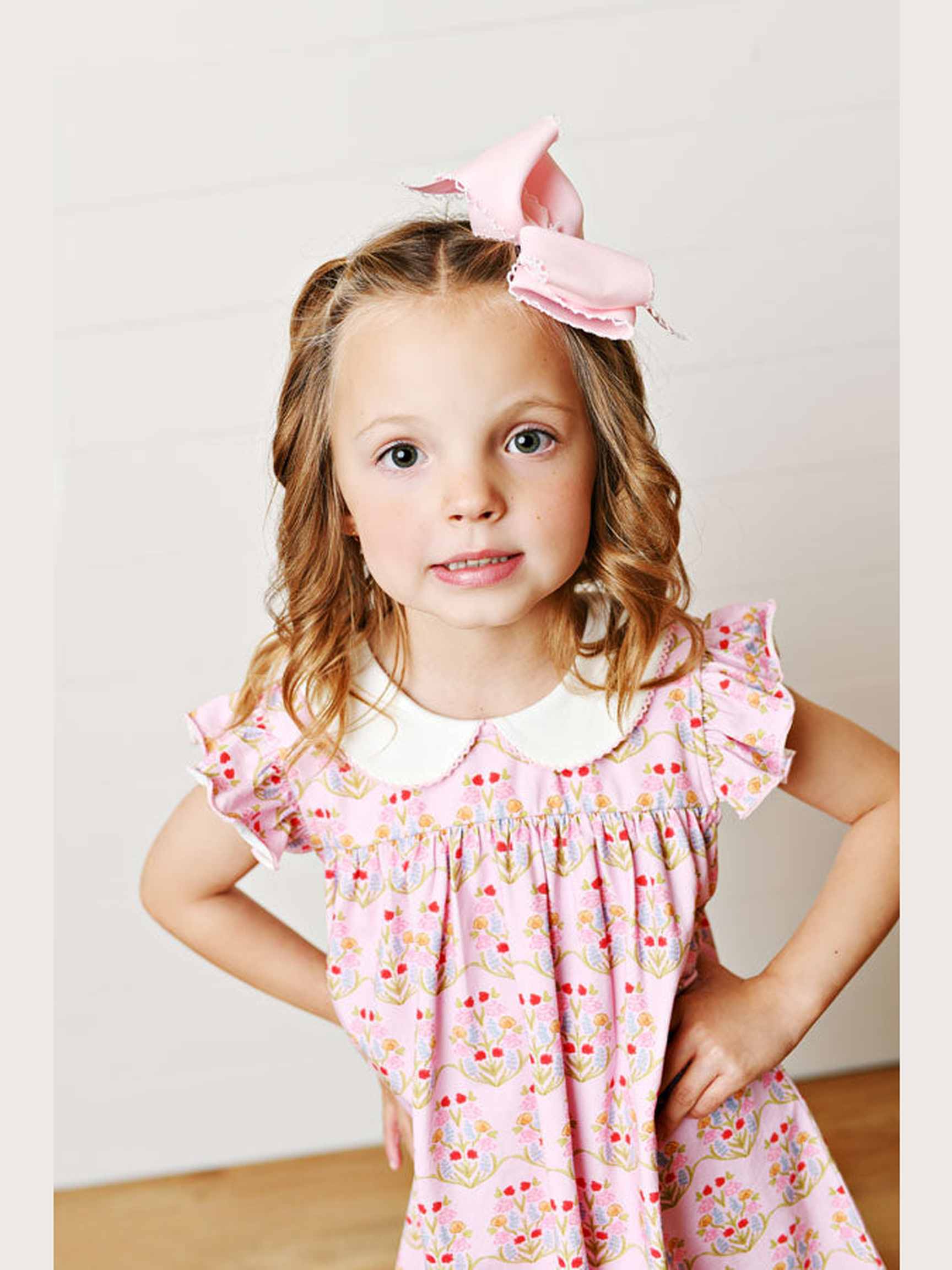 Floral Proper Flutter Dress