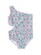 Floral Cutout 1pc Swimsuit