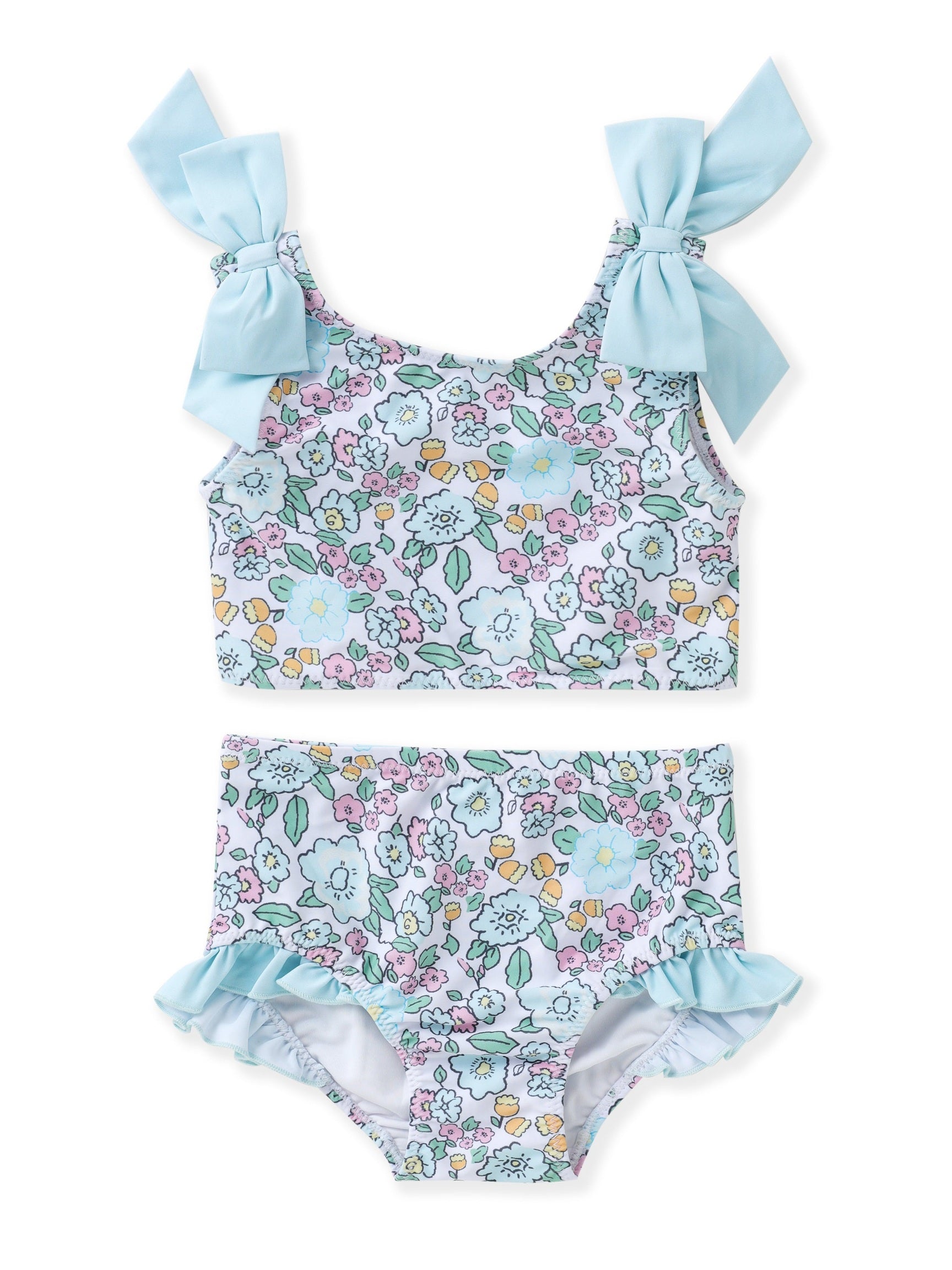PRE-ORDER Floral Bow Two Piece Swimsuit