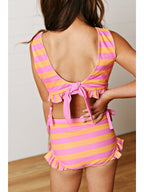 Striped 2pc Swimsuit