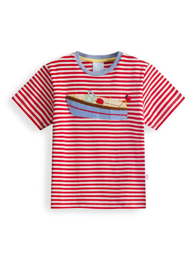 Applique Pima Tee - Bliss Boat