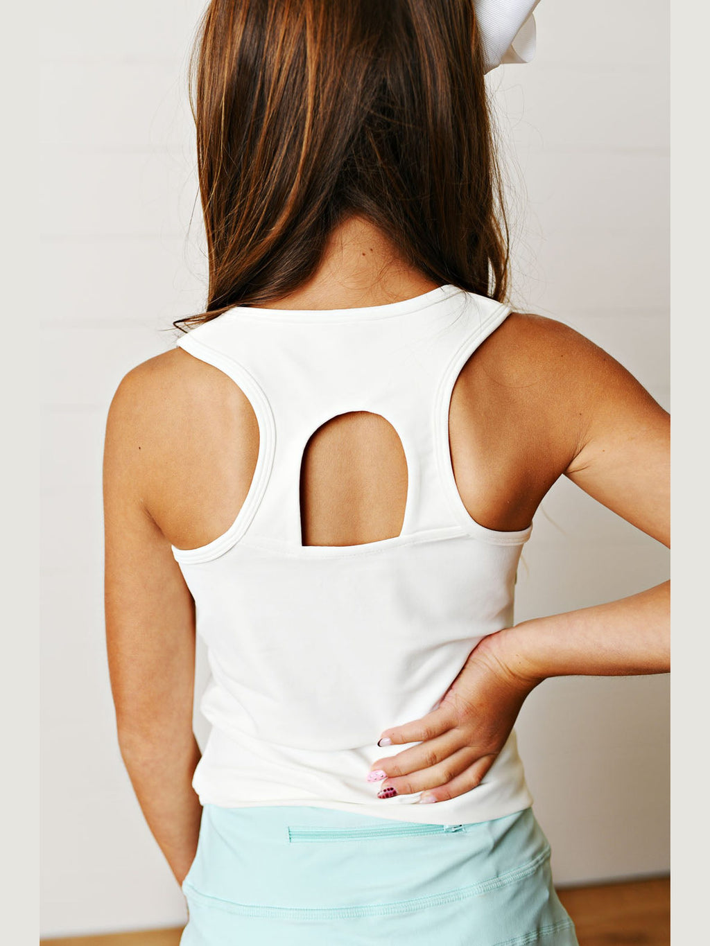 White Active Tank