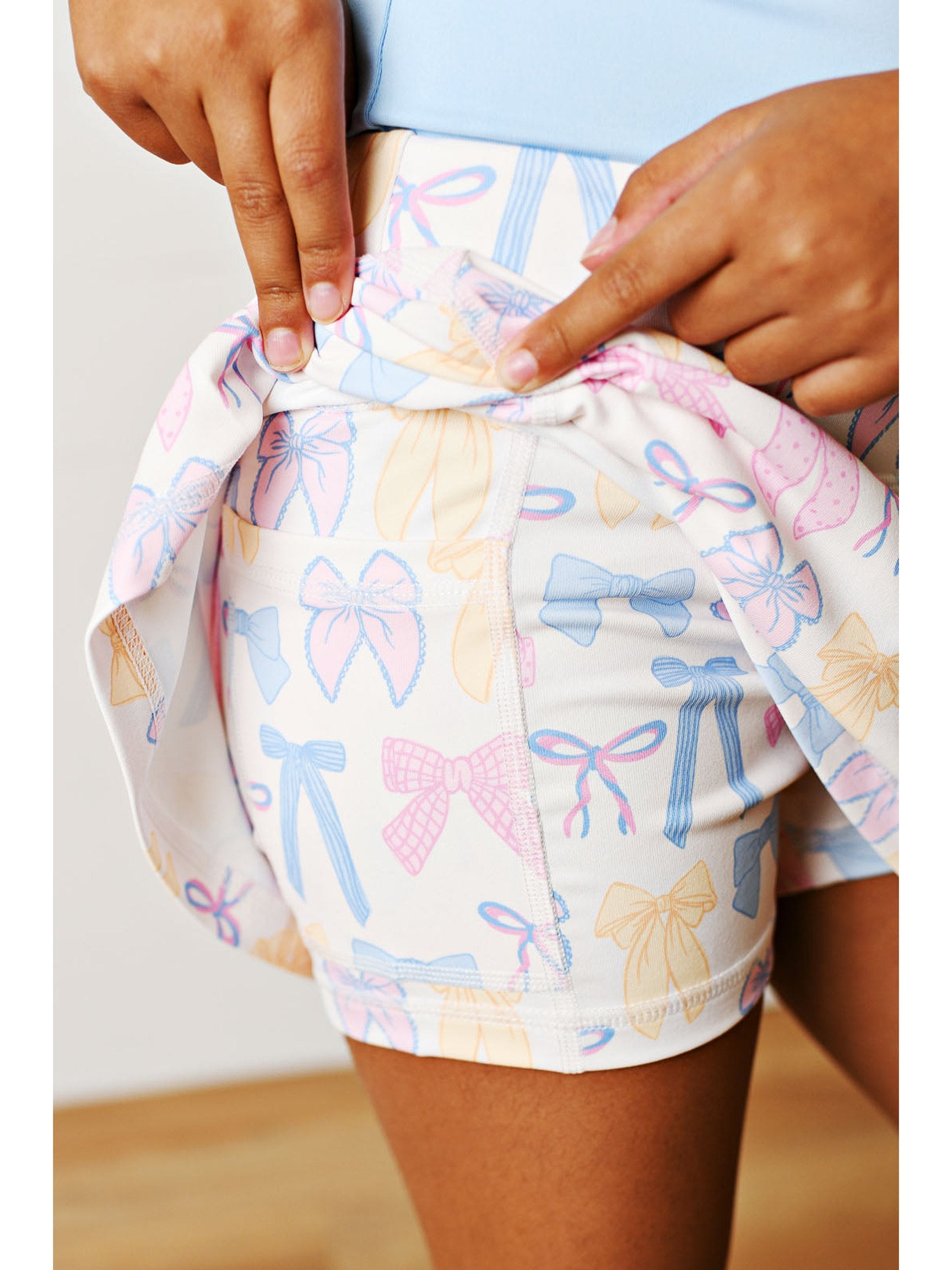 Spring Bows Tennis Skirt