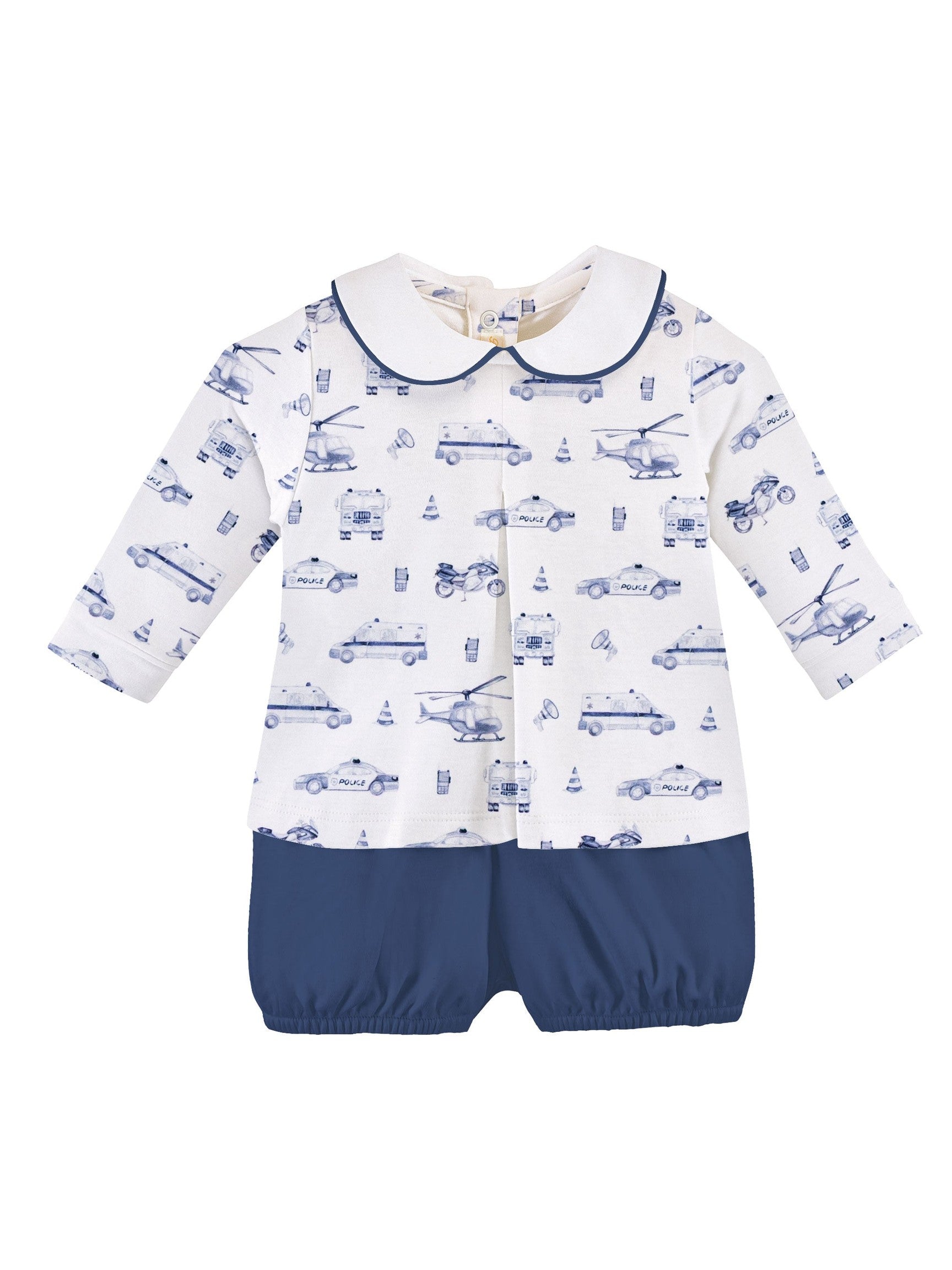Rescue Riders Printed Pima Diaper Set