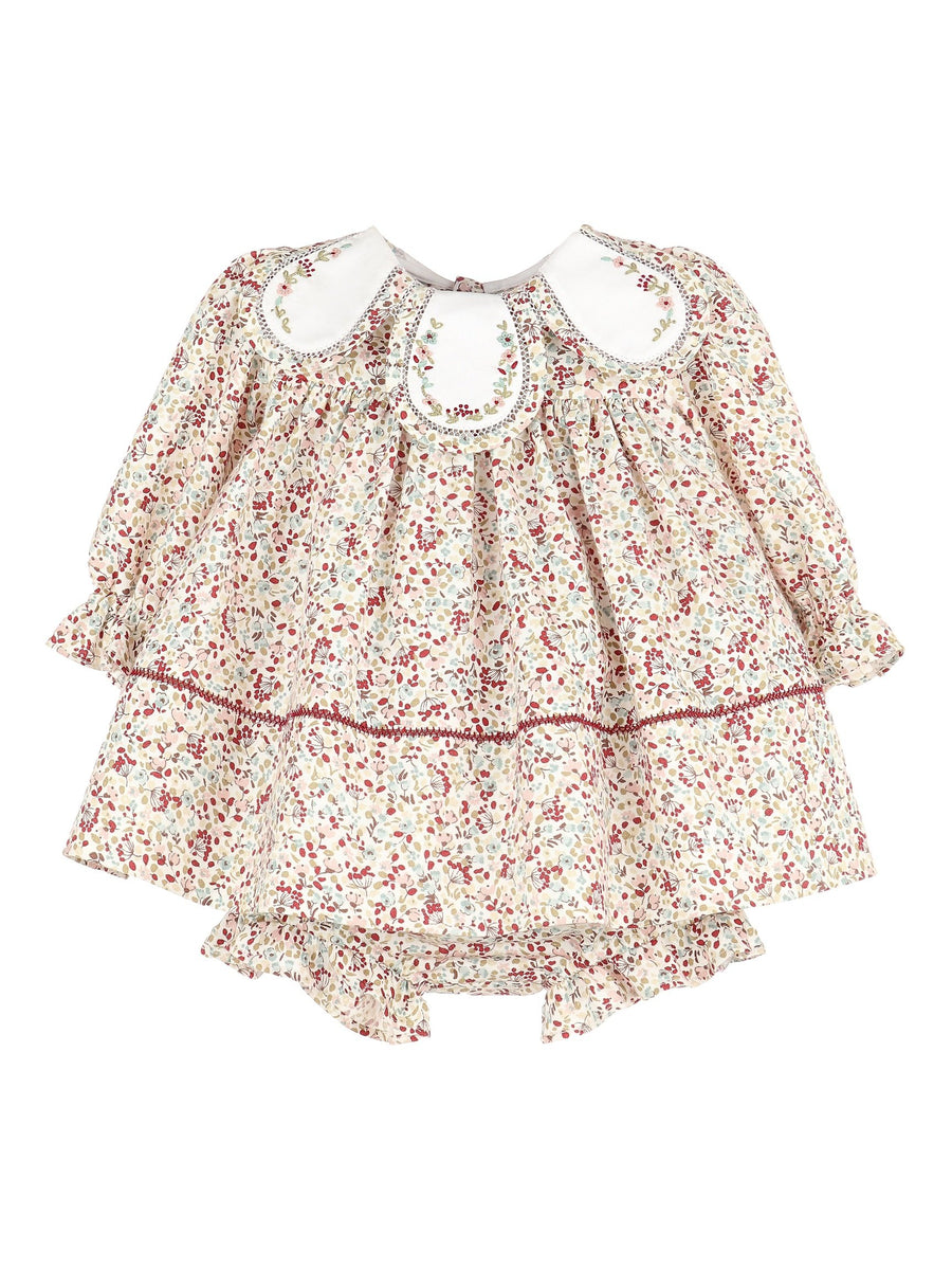 Cranberry Crush Petal Float Dress | Posh Tots Children's Boutique