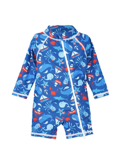 Shortie Surf Swimsuit - Nautical Fun