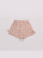 Jules Short - Pink Prairie Block Print