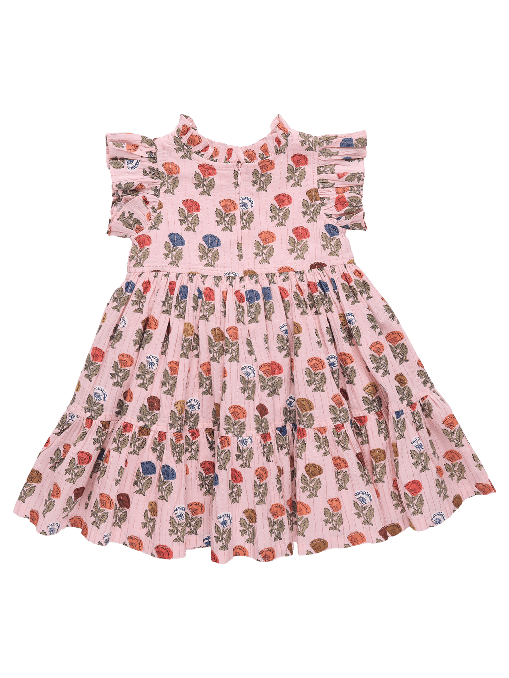 Jennifer Dress - Multi Flower Drop