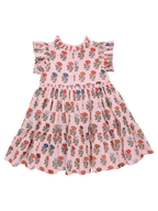 Jennifer Dress - Multi Flower Drop