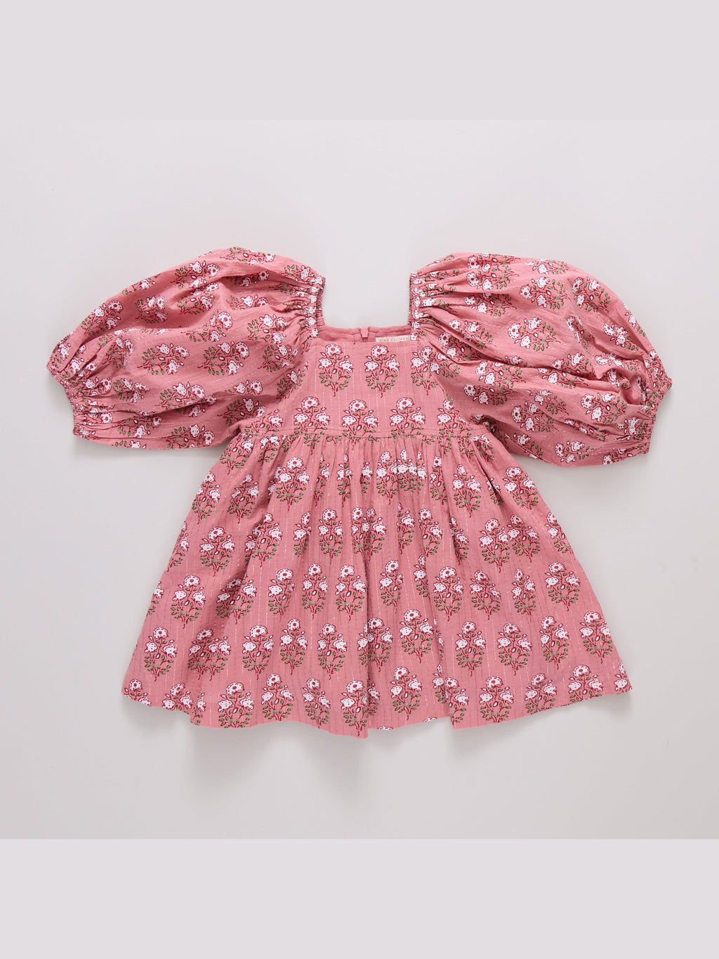 Mary Barrett Dress - Pink Strawflower