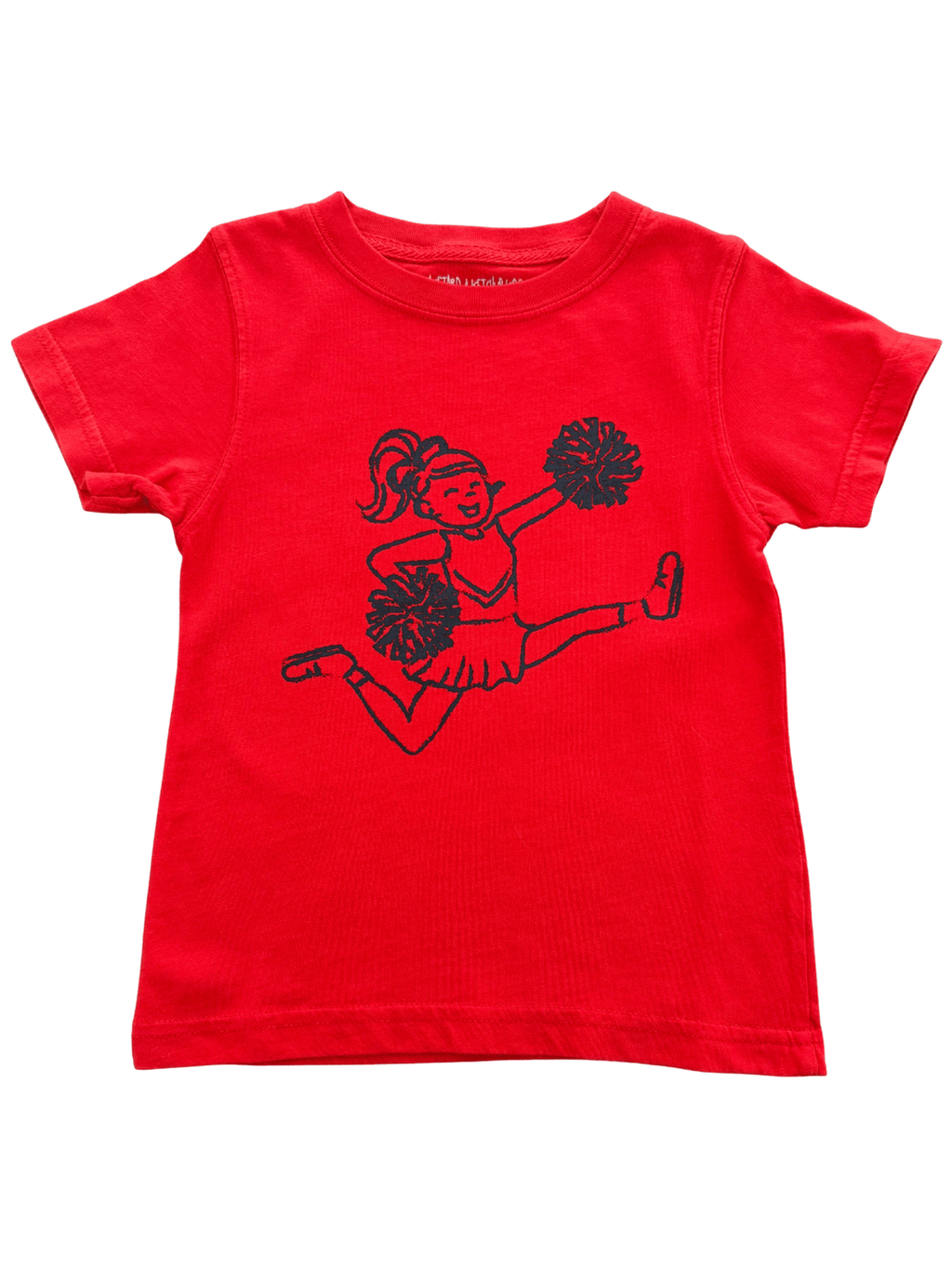 Red/Black Cheerleader SS T-Shirt