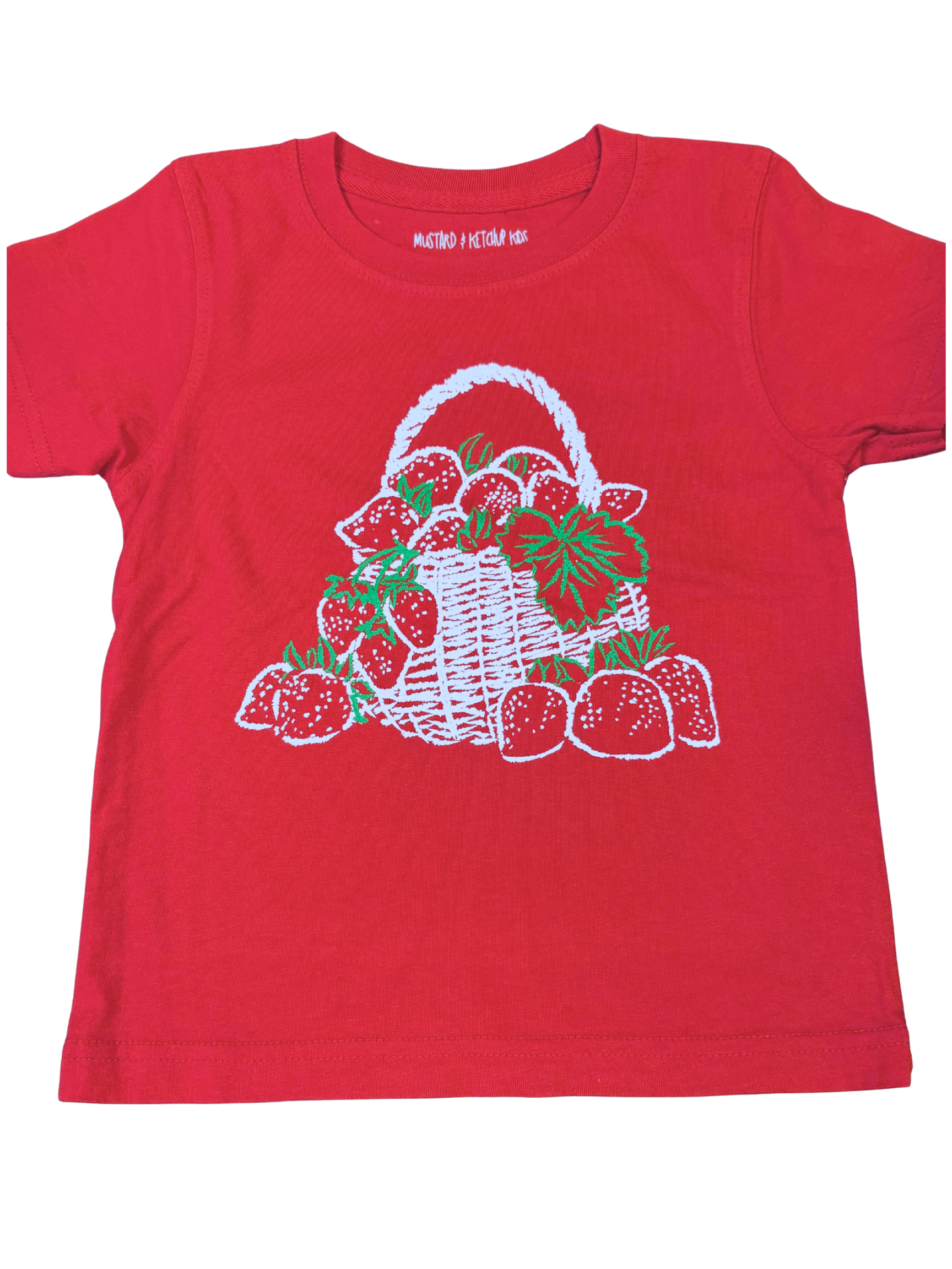 Red Basket of Strawberries S/S T-Shirt