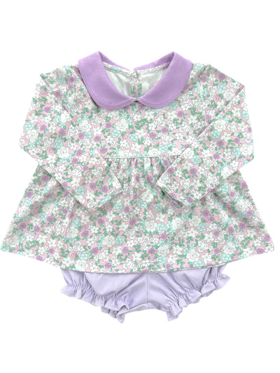 PRE-ORDER Sally Knit Bloomer Set - Lavender